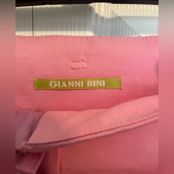Gianni Bini Pink Cara High Waist Pleat Pants Size 4 Belt NWT MSRP $139 - Picture 9 of 10